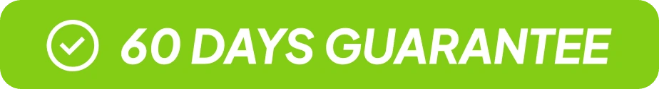 The 60-day guarantee strip used on the Femicore order page