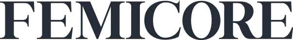 FemiCore wordmark as printed on the bottle