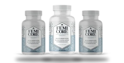 FemiCore 3-bottle pack shot