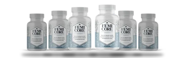 FemiCore 6-bottle pack shot