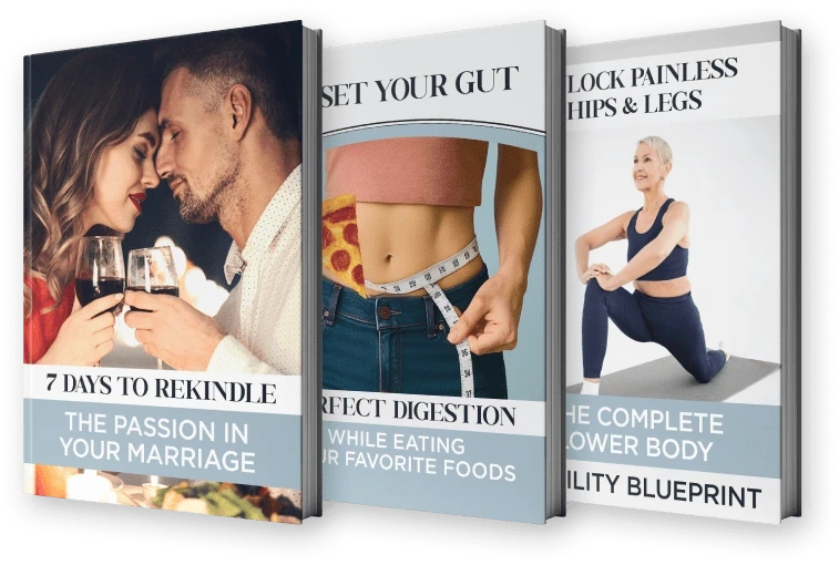The three Femicore bonus guides shown together in the seller's promotional artwork